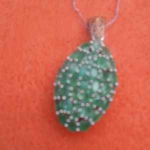 Brand new Emerald necklace